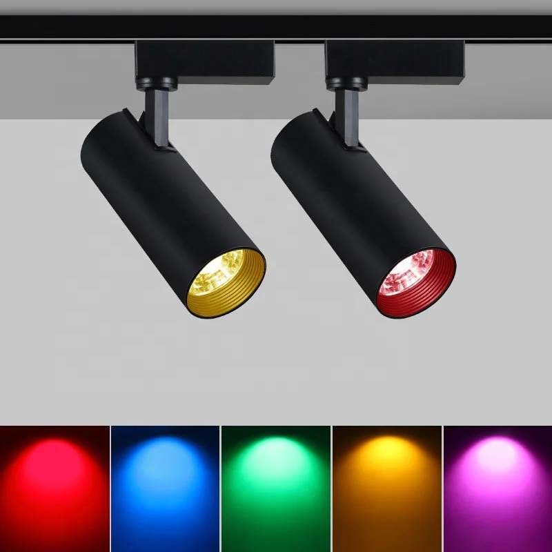 smart Tuya Wifi Zigbee BT 10W 20w 30W rgb rgbw wrgb tunable white track light adapter european home spot light