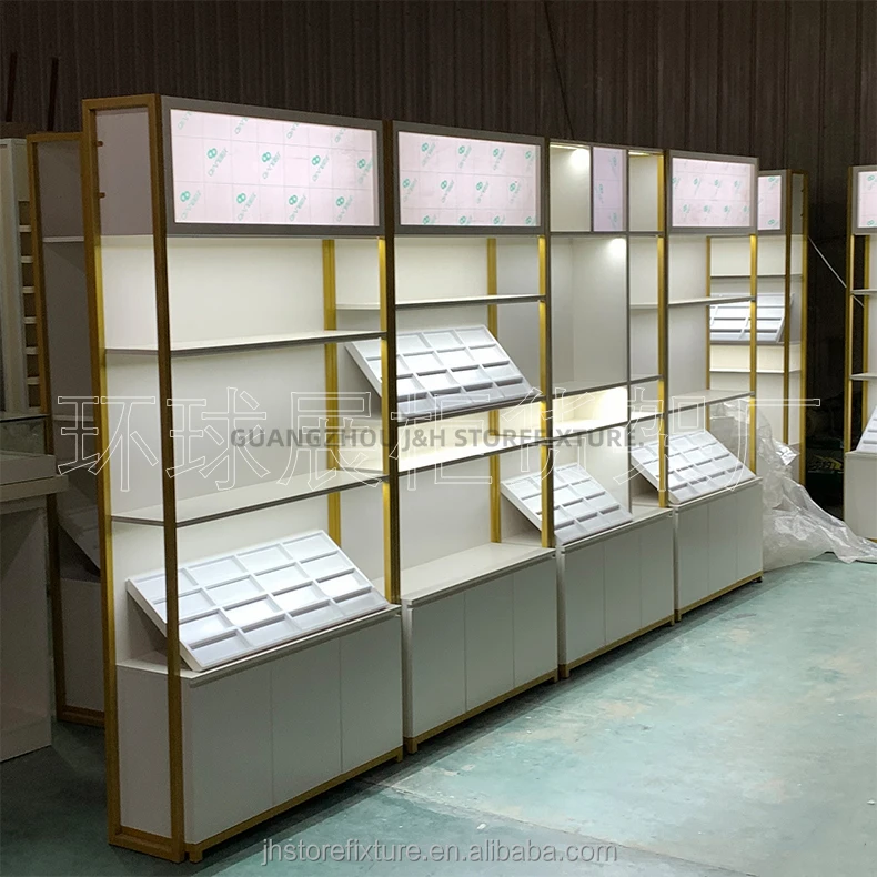 Fashion Style Set Eyeglass Display Cabinet Custom Size Showcases Sunglasses Racks for Glasses Store