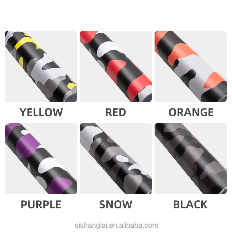 SCHANLEY Premium Water Resistant Fade Car Cover Camo Red Black Camouflage Vinyl Ultra Gloss Desert Purple  camo car wrap