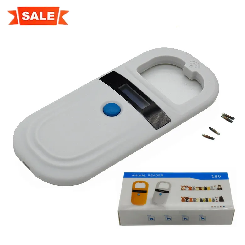 ISO 11784 11785 FDX-B 134.2khz Tag Portable RFID Animal ID Chip Pet Microchip Reader Scanner for Dogs and Cats