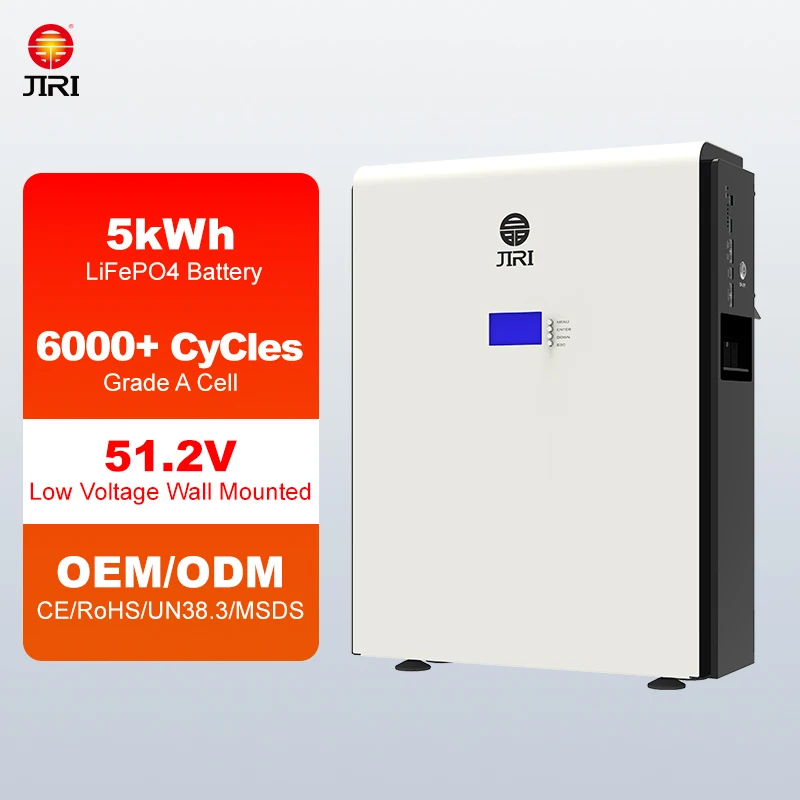 High quality and durable New model 5kWh   51.2V 100AH LiFePO4 Battery  For Hybrid Solar Energy system
