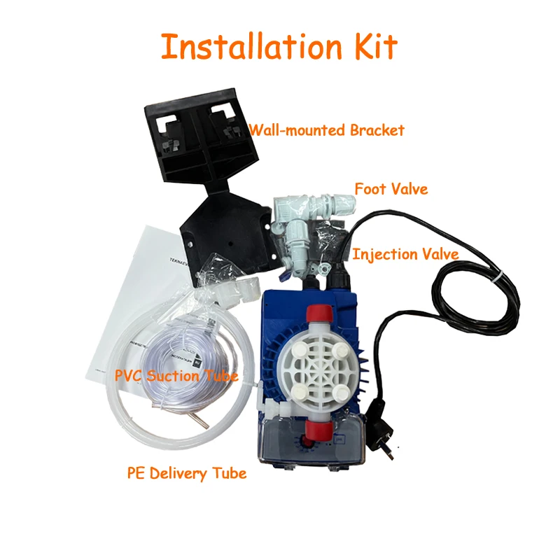 Chemicals dosing pump and metering pump for dosing system tank