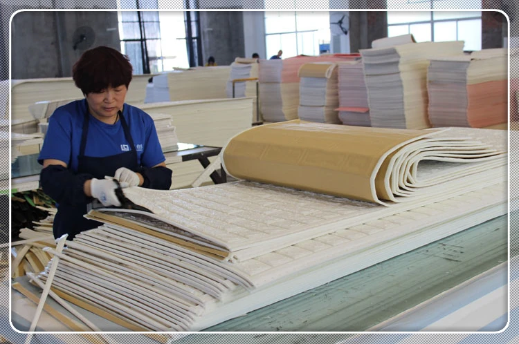 Cheap Wall paper for Sale Self Adhesive Wall Tiles foam brick 3d wall sticker  wholesale home decoration  color wallpaper