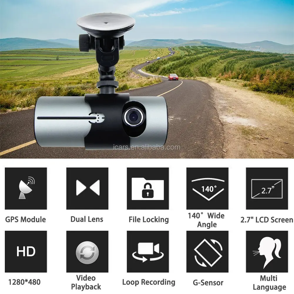 High quality dash camera hd driving recorder car video recorder with G sensor DVR