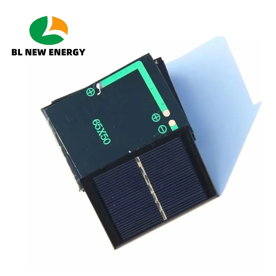 Custom Small Size 65x50MM 0.45Watt Mini Solar Panel 3.5V for Warning Light