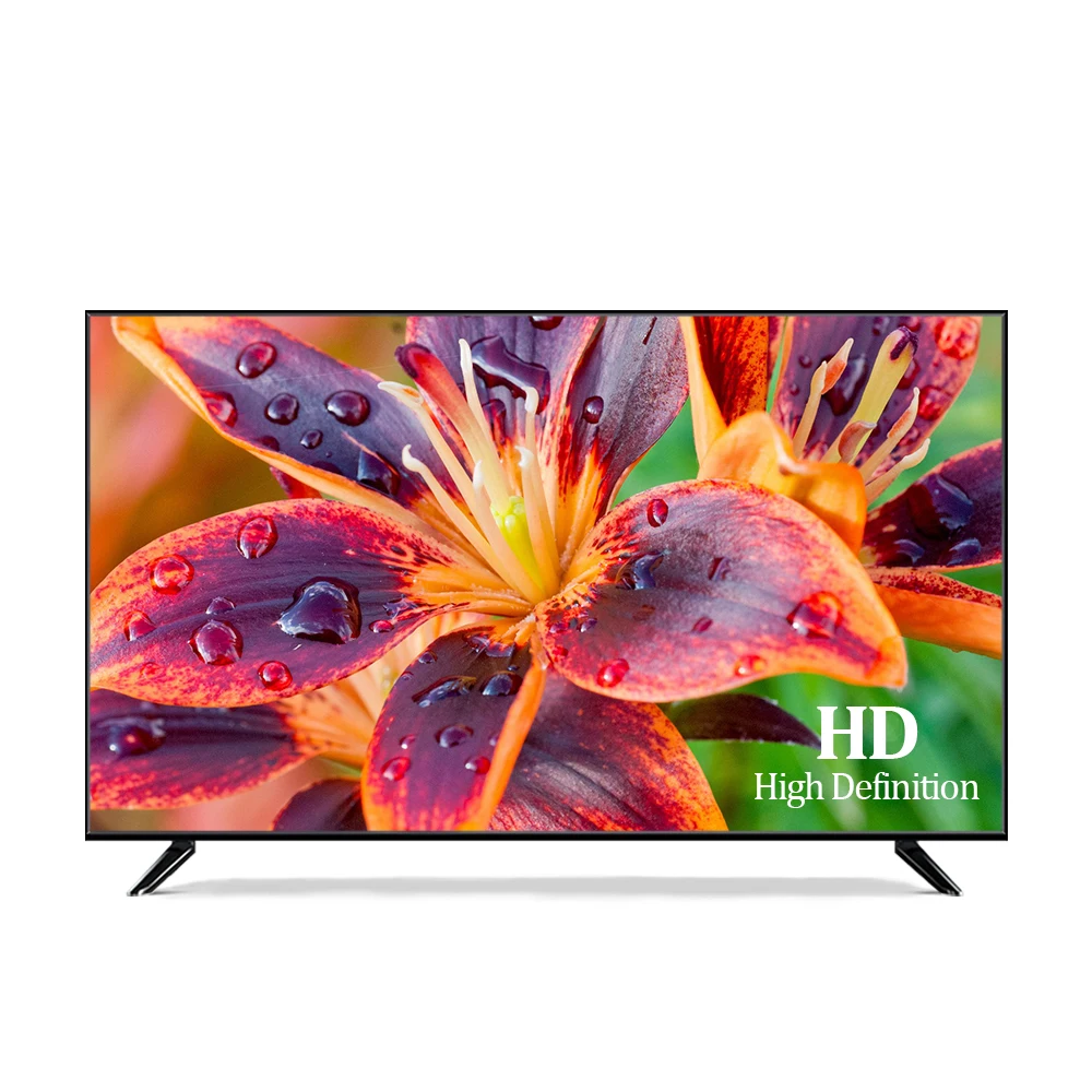 China Factory 32 Inch LED Panel 2K 1080p LED LCD TV De 55 65 Pulgadas Smart TV