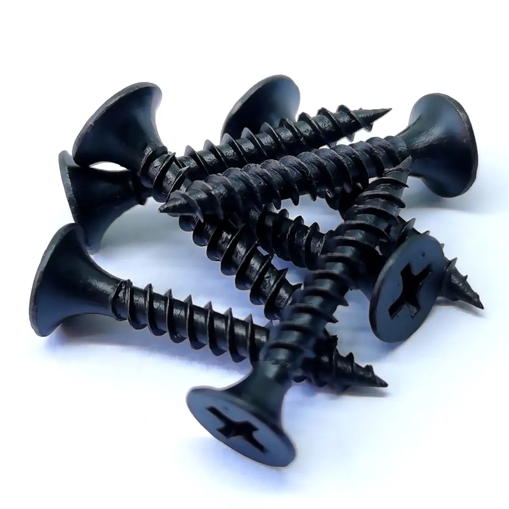 Drywall Cabeza Trompeta De Aglomerado Mdf Crs Con Black Tornillo Autorroscante Para Chapa