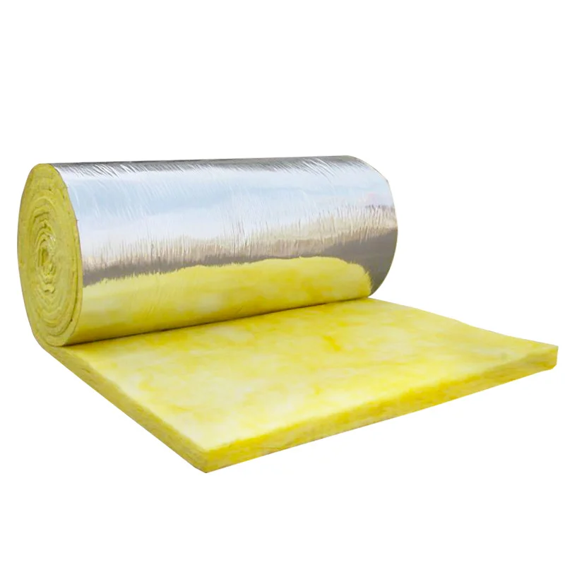ISOKING  malla lana de vidrio glass wool rolls isolation fiberglass roof insulation rolls