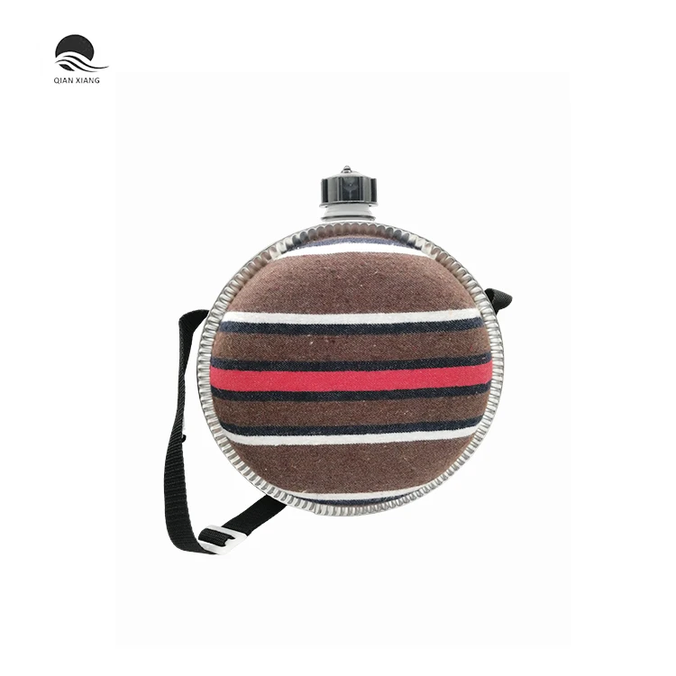 New Arrival creative hand grenade shape silicone folding water bottle sports mountain biking retractable drinking bottle cup