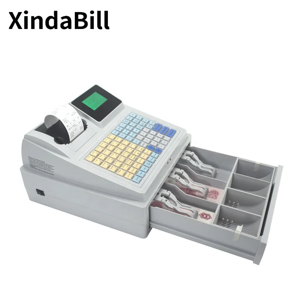 Кассовый аппарат C50 POS все в одном для супермаркета магазина кассы электронные кассовые аппараты детектор денег с УФ-светом