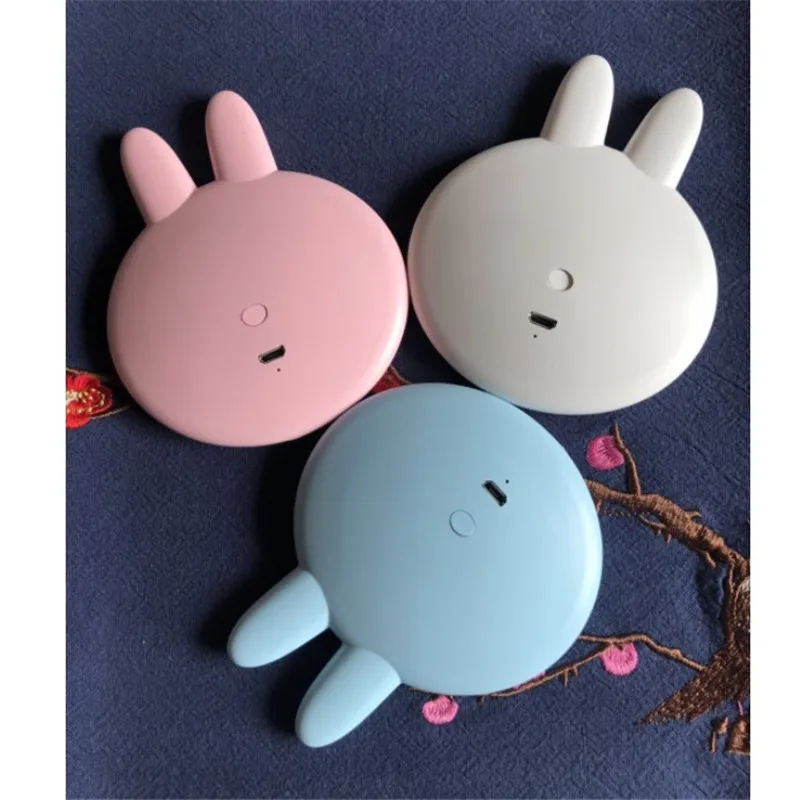  Горячая Распродажа пластиковое карманное светодиодное зеркало с USB