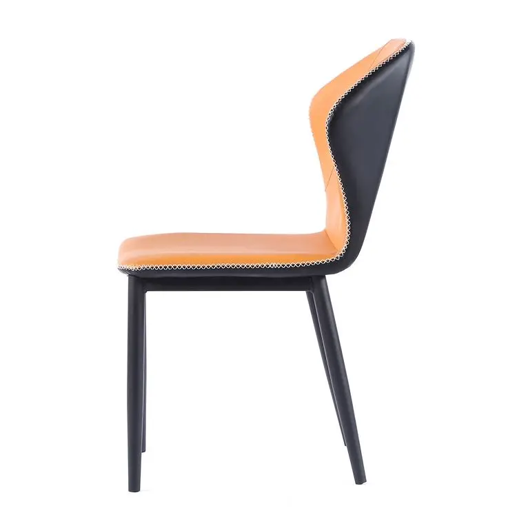 Manufacturers direct dining room furniture modern design comfortable upholstered leather pu chairs