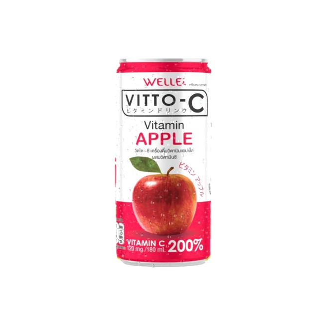 VITTO C  Vitamin Drink Apple Flavor In Pack Beverage Premium Beverage Refreshing Drink Good For Your Health Vitamin C
