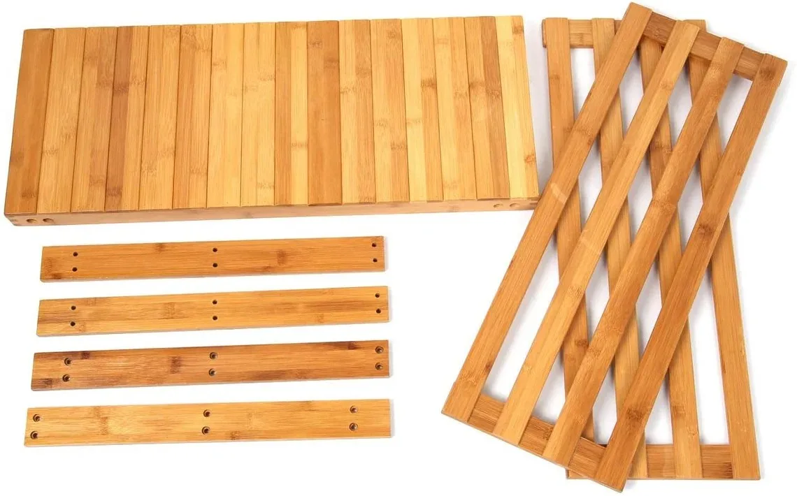 bamboo craft Shoe Rack Bench  Holds and Sitting Stand Bamboo Shoe Footwear Rack Organiser Wooden Storage Shelves Stand Shelf