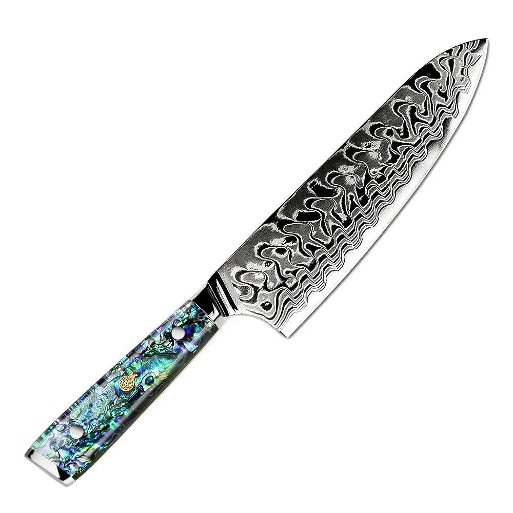 8 inch chef knife  blade 45 layers damascus  professional chef  knife kitchen knife