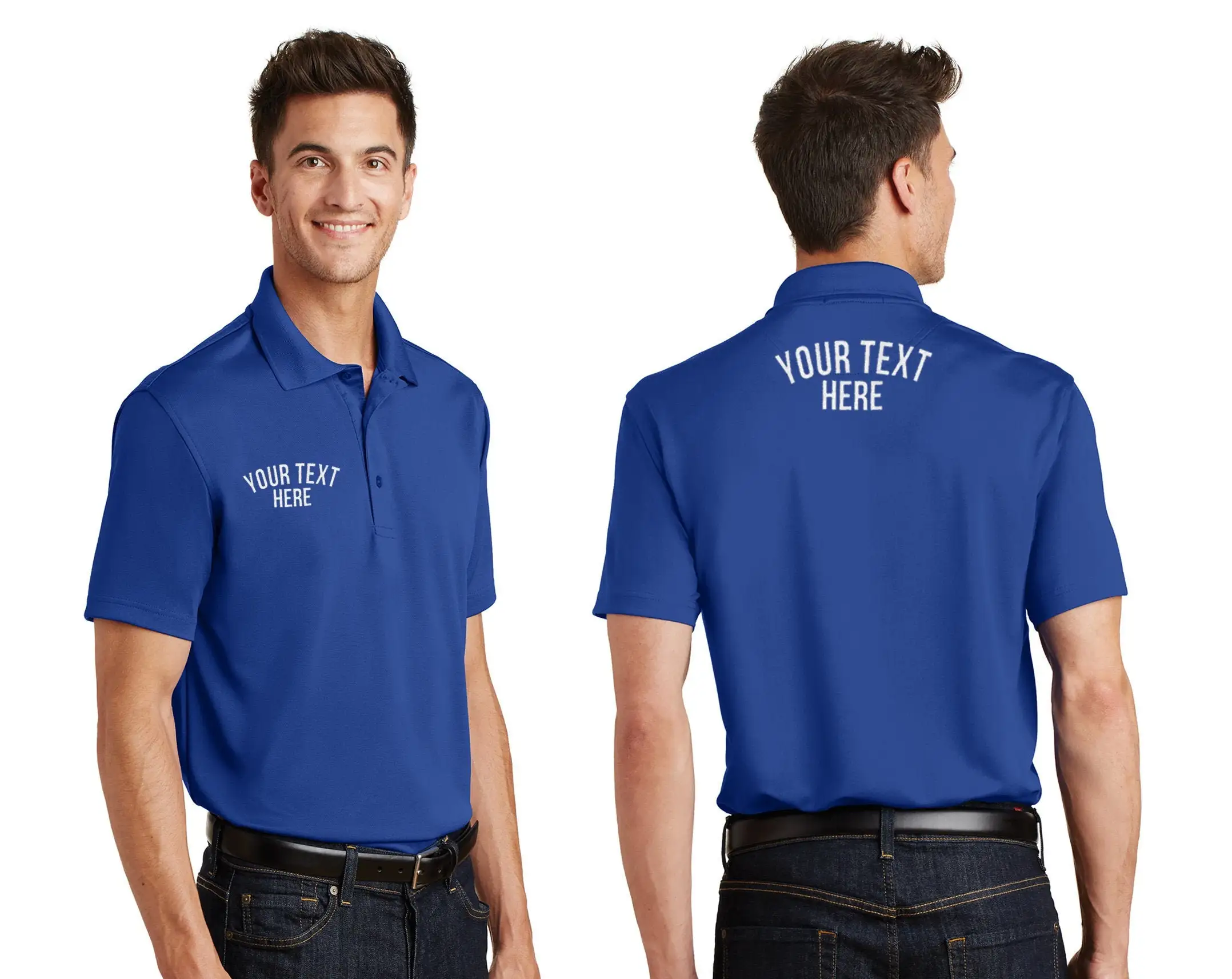 Custom Polo Shirts Design Your Own Custom Embroider logo office uniform design polo shirt