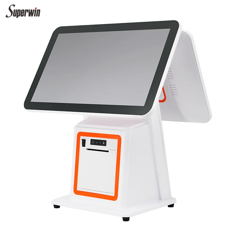 Superwin новый дизайн Pos-машина Pos-терминал розничная продажа ресторанов биллинговый принтер Pos-система
