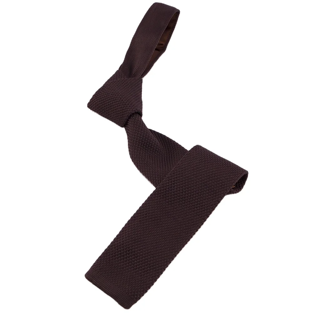 Manxiang Customize Handmade Elegant Slim Skinny Mens Knitted Tie