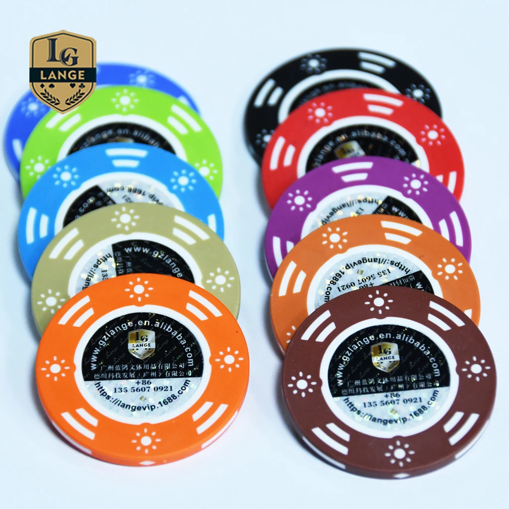 Plastic Casino Chips Supplier Poker Chips Custom Made 43mm Clay Poker Chips