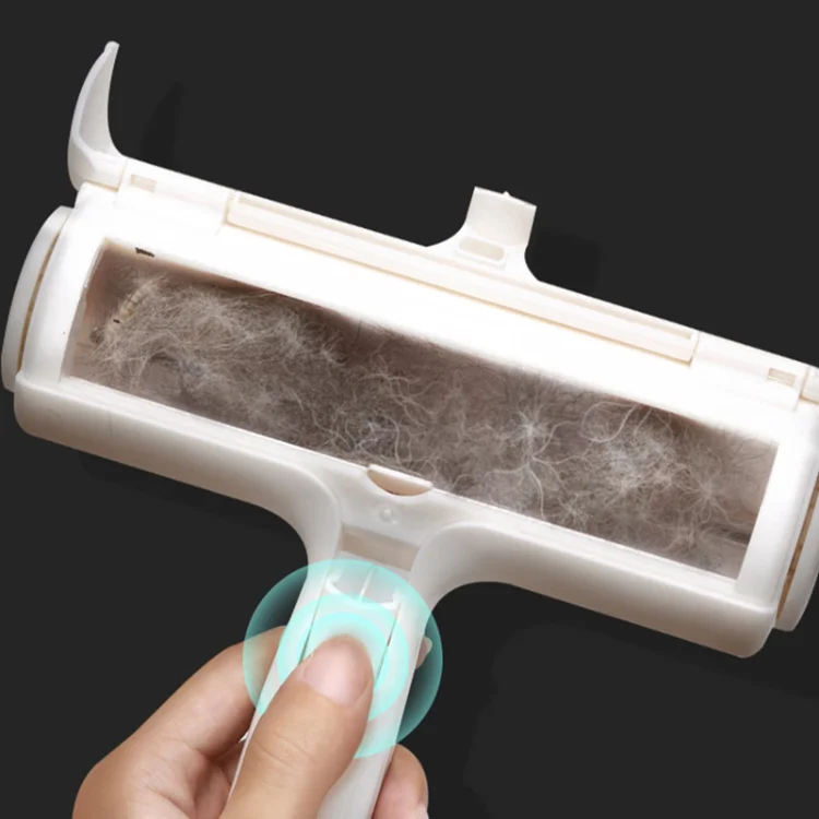Potable Self-Cleaning Pet Hair Remover Lint Roller Remove Lint Pellet From on Clothes Dog Cat Fur Roller