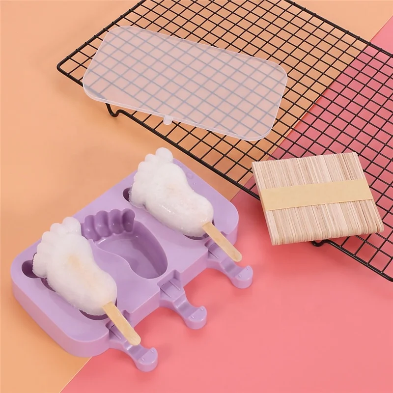 Hot Sale Silicone Popsicle Molds Maker,Large Homemade Ice Pop Molds Food Grade BPA Free Popsicle Mold