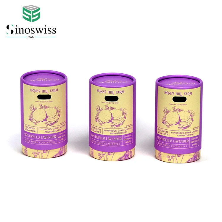 Customized Biodegradable cardboard cosmetic packaging eco friendly kraft paper tube container for cosmetics