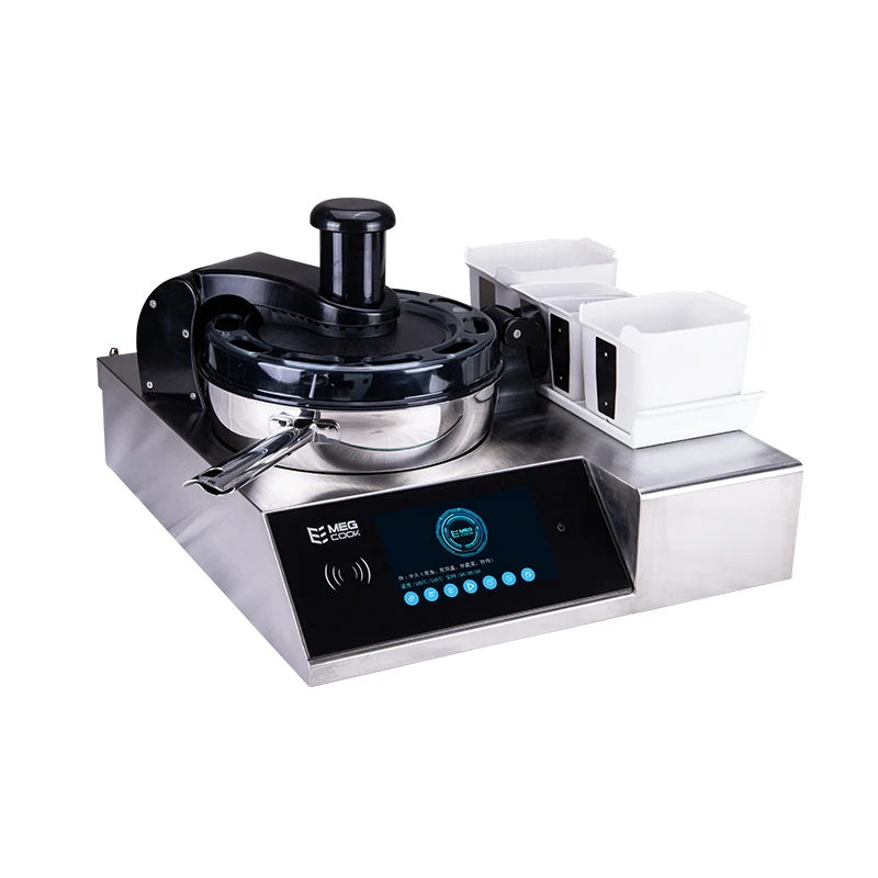 
MegCook self cooking fried rice machine/4.4KW Commercial automatic stir fry 
