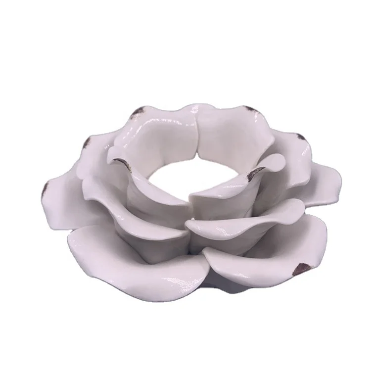 
BUY 2 GET 1 FREE Original New Amazon household decoration ceramic handmade flower candlestick 