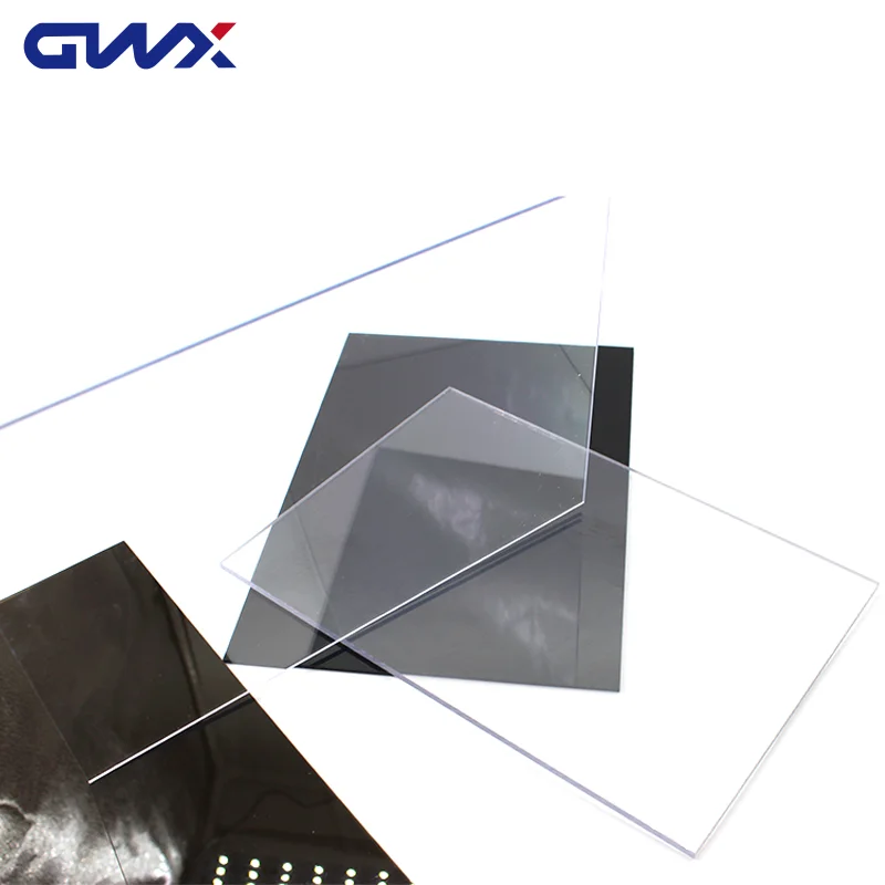 Clear Polycarbonate Sheet PC Sun Sheets Unbreakable Fireproof Plastic Polycarbonate For Decorative Partitions Solid Panel