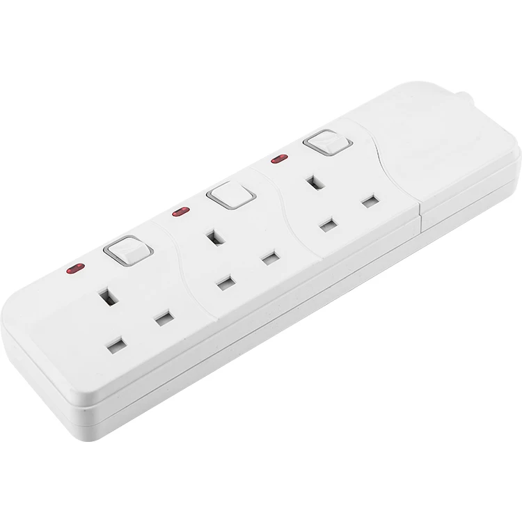 4023 3Pin вилки розетки Великобритании удлинитель питания