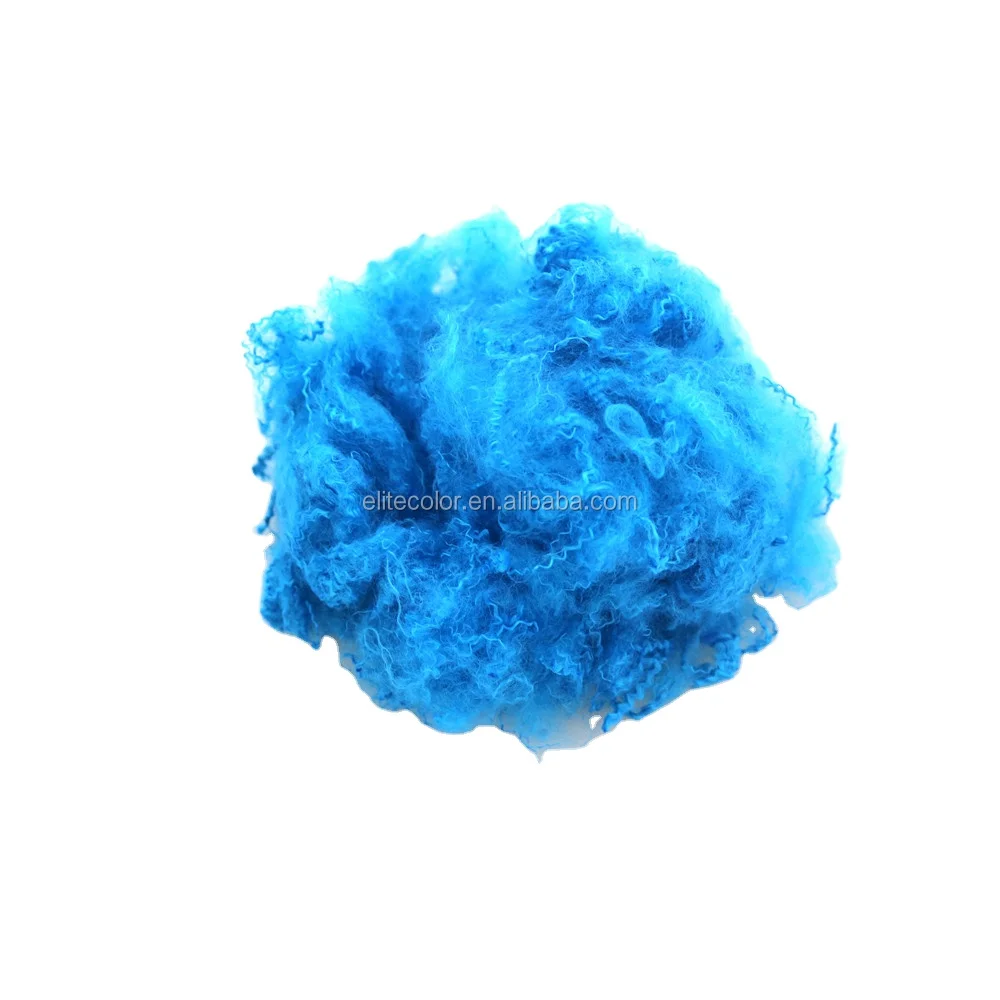 Цветное Полиэфирное штапельное волокно хорошего качества