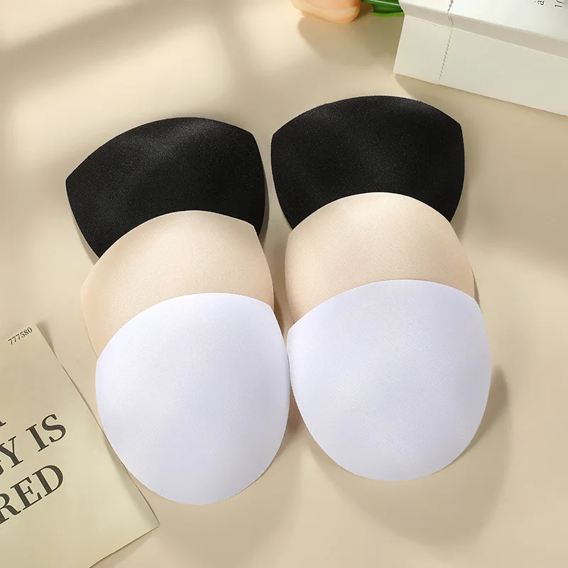 Factory wholesale Multi Size Plus Size Bra Big Cup Comfortable Sponge Padded Insert Pads Adjustable Foam Bra Cup Padding For Bra
