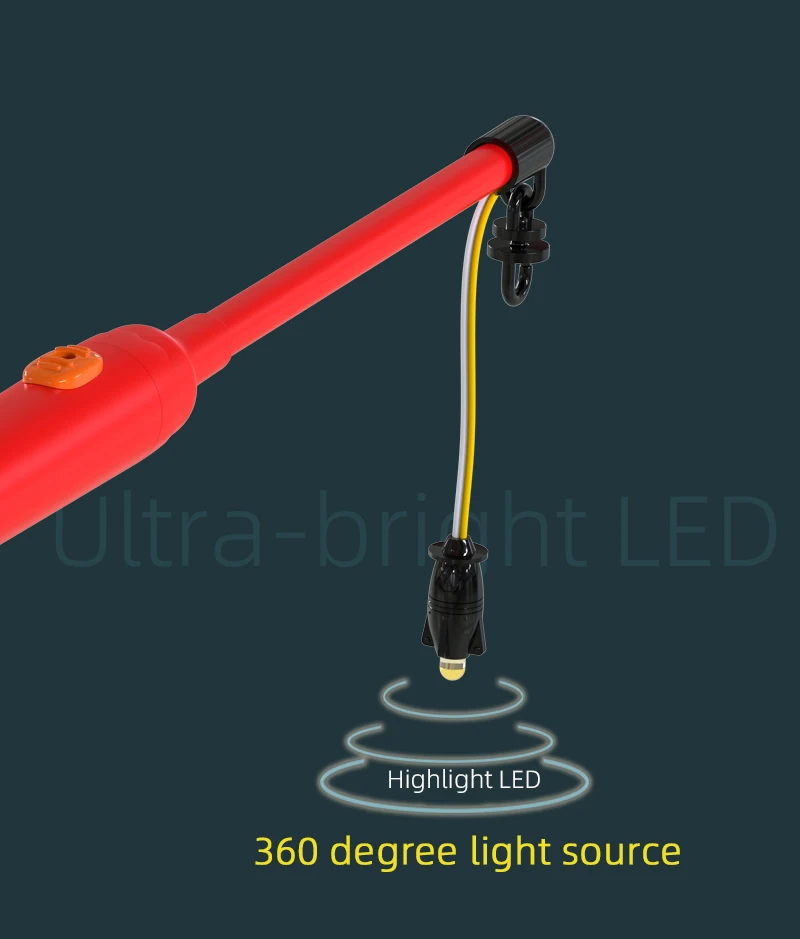 Lantern Pole Lanterns Kids Led Stick Handle Paper Rod Electronic Light Lighted Portable Plastic Lights Party Hanger