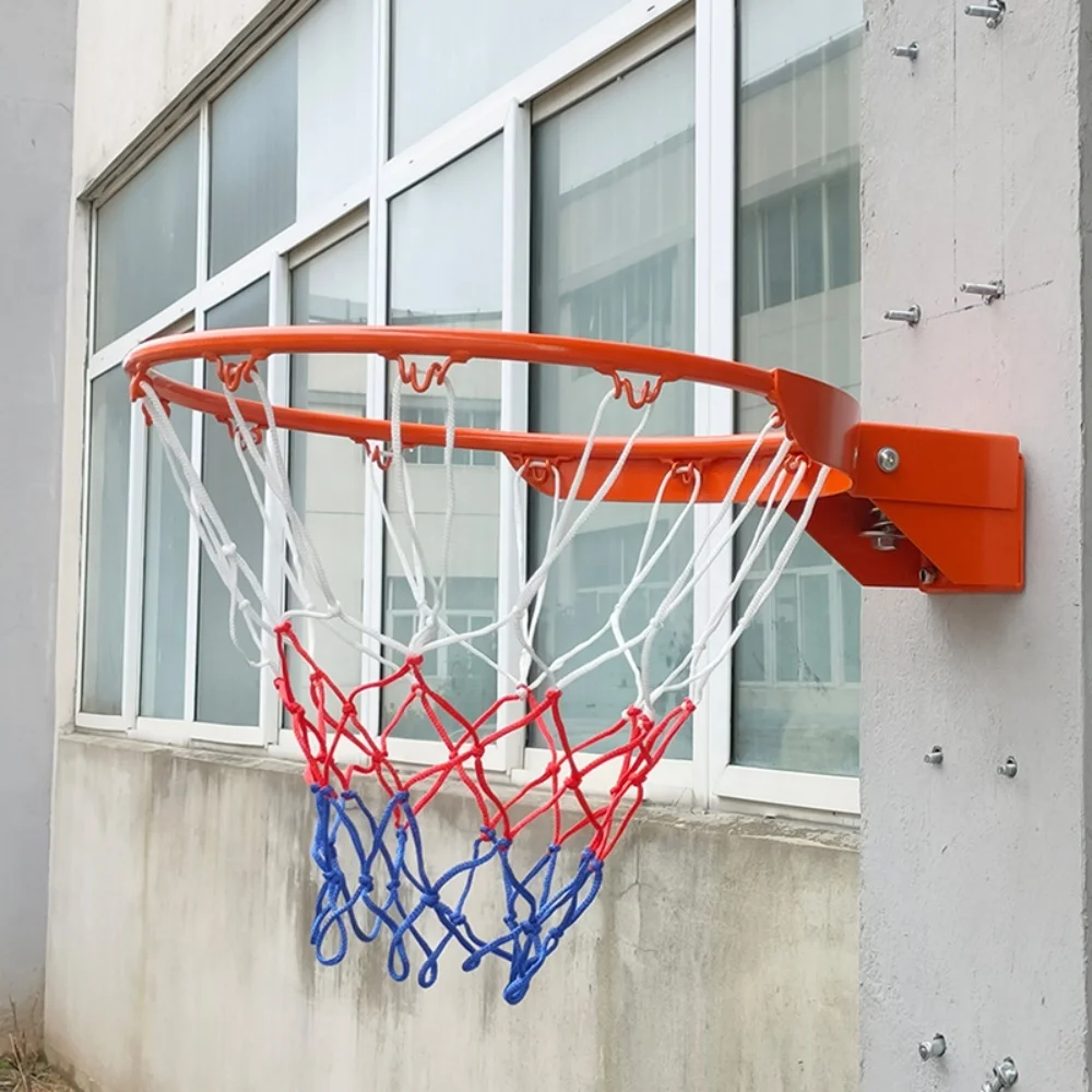 Metal Steel Outdoor Basketball Ring Rim Wall Mount Basketball Hoop Durable Basketball Rim