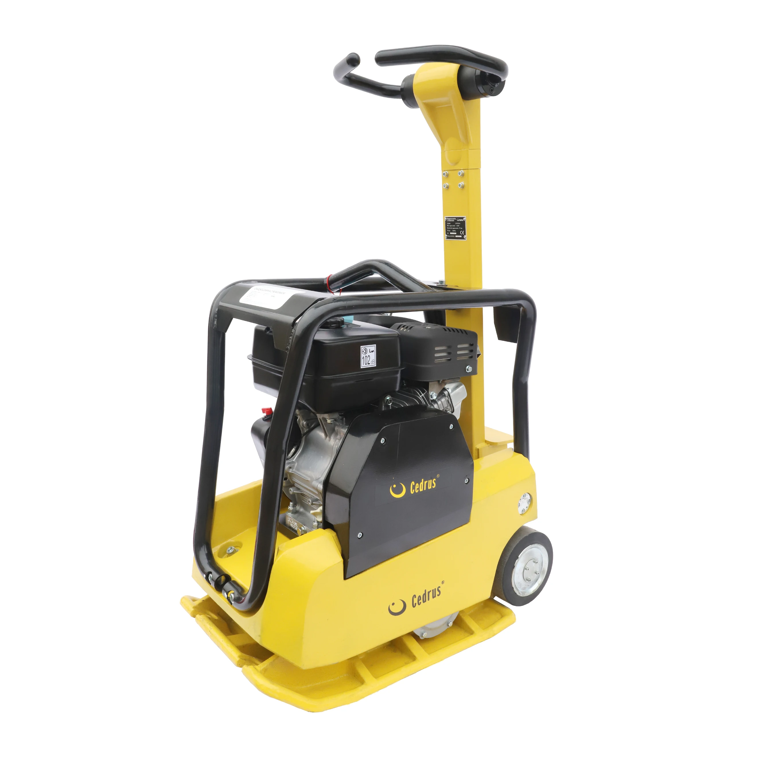 Professional Supply Gasoline Hydraulic Vibrating Plate Compactor For Construction