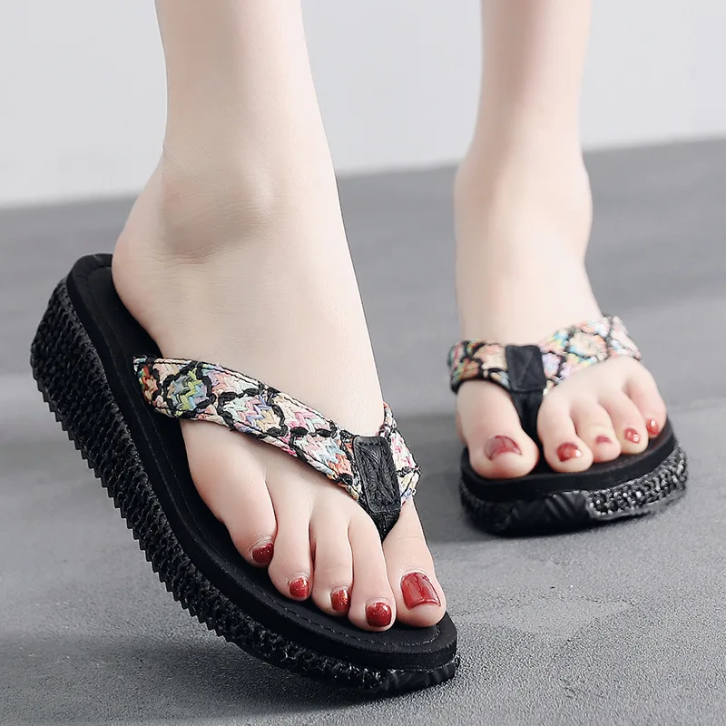 High Quality Ladies Comfortable Flip Flops Slippers Summer Flat Beach Slide Sandal Cheap Flip Flops