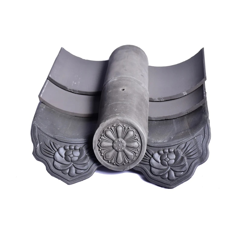 Japanese roof tiles curved decorative temple roof tile