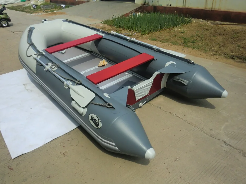 Aluminum Floor RIB Inflatable Rescue Boat Rigid Patrol Hypalon/PVC Luxury Pontoon Boat