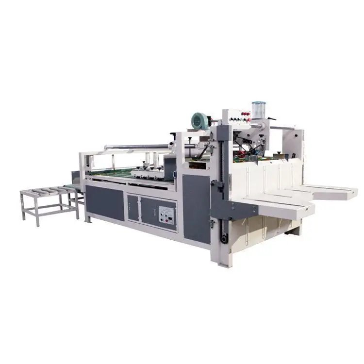 
Wholesale semi auto folding gluing machine two pieces top quality folder gluer 