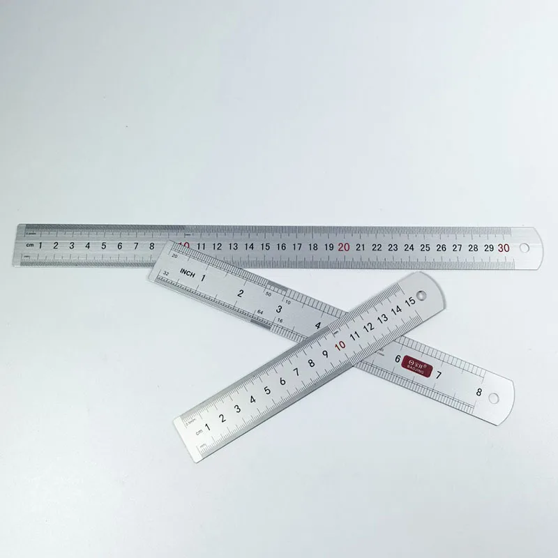 Customized high quality  Aluminum straight metal ruler with different sizes