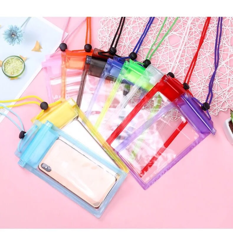 
PVC mobile phone waterproof bag drifting diving bag 