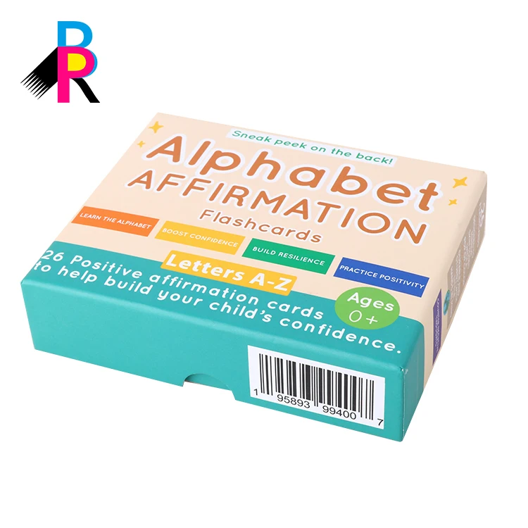 Игровые карты с принтом флэш-карт, бумажные карты с индивидуальным принтом