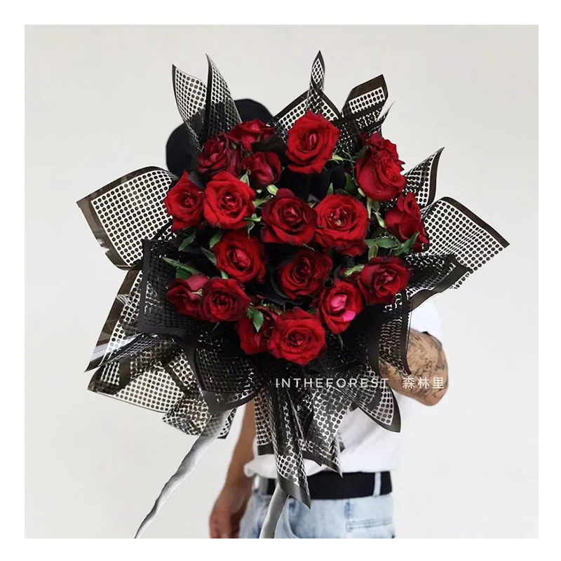 Cellophane Frame Paper Waterproof New Design Flower Wrap Products