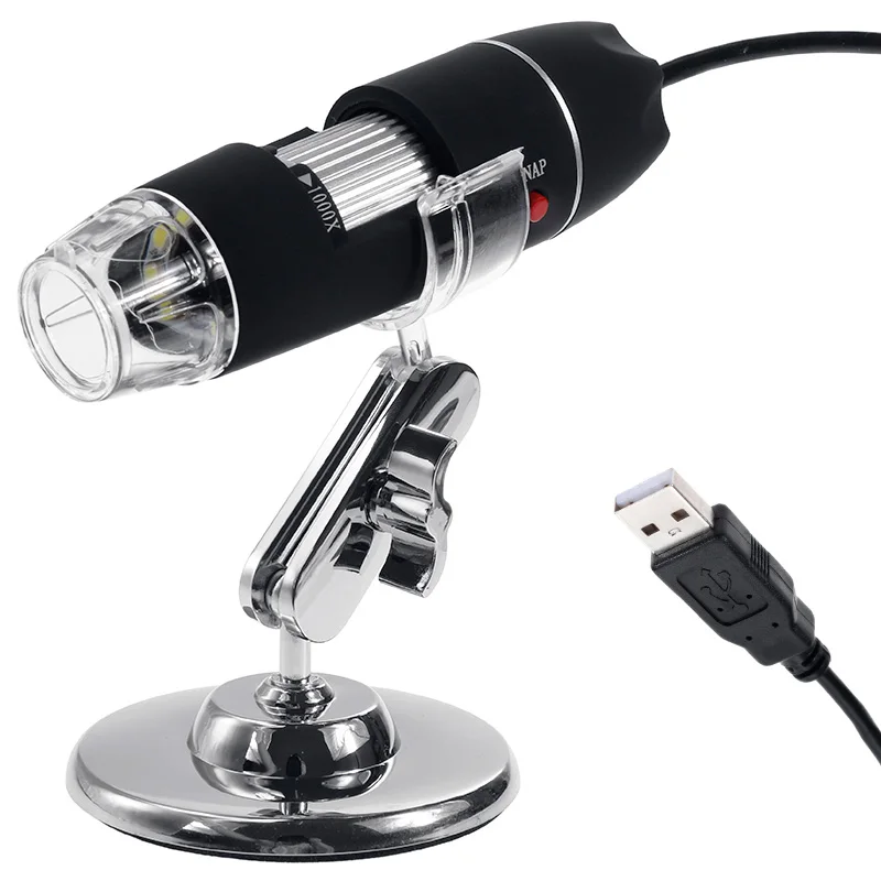 1600X /1000X/500X Mega Pixels 8 LED Digital USB Microscope Magnifier Electronic Stereo USB Endoscope Camera Microscope