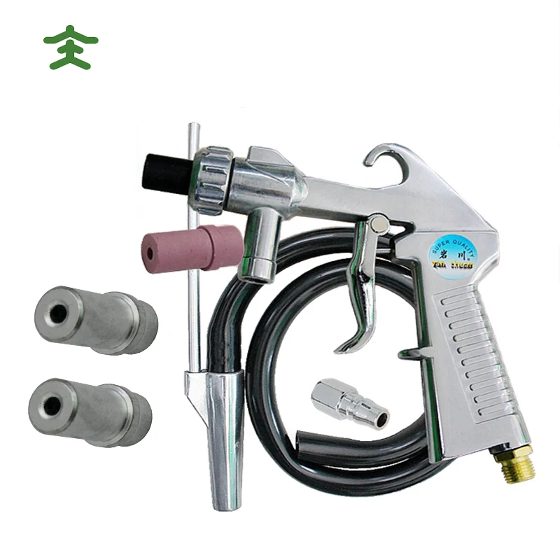 5.0mm 6.0mm iron nozzle Hand-held mini Air Tools Sandblasting Gun Remove Rust Sand Blaster Gun Portable Soda Blaster