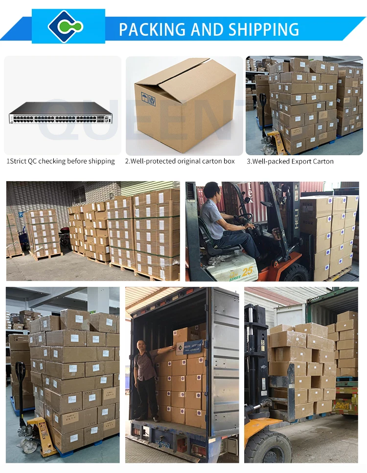 Original new s5731-s48t4xc-a S5700 Series network switch 48 port poe 4*10GE L3 optical ports core switch s5700-52p-li-ac