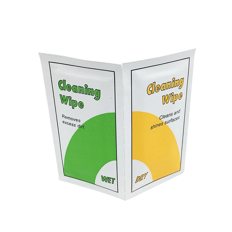 Wholesale Screen Cleaning Wipes Individual Wrapped Pre-Moistened Glass Cleaner Wipes