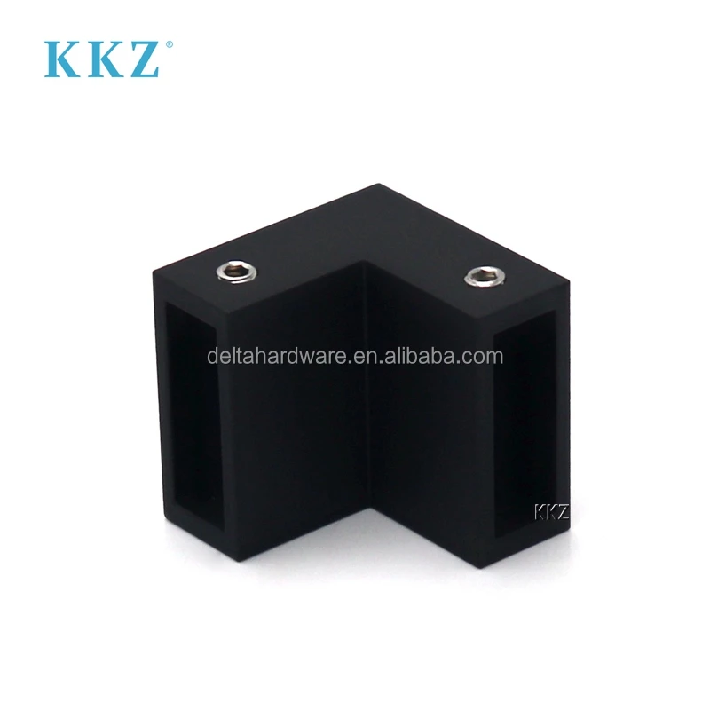 CRL Stainless steel 90 Degree Sliding Shower Glass Door Upper Track Connector Bracket For Serenity Sliders Fitting