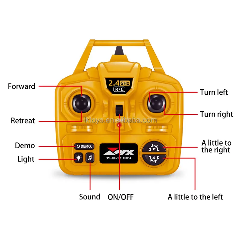 9 Channel RC Mega Tower Crane 128cm 2.4GHz Remote Control Construction Site Toy Rotation Lift Model with Tower Lights and Sounds