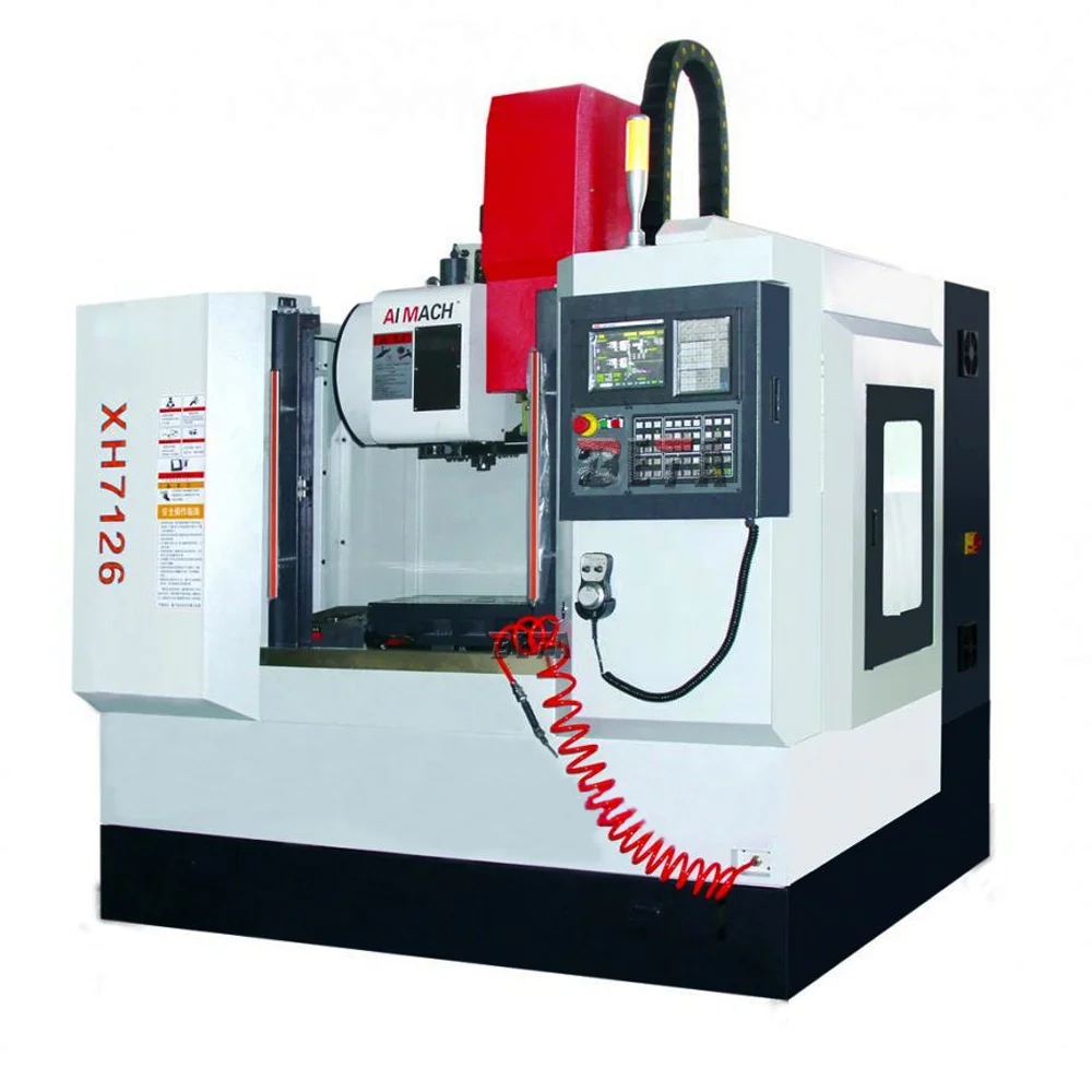 XH7126 China Metal Mini Vertical CNC Milling Center Machine 3 Axis Price With ATC